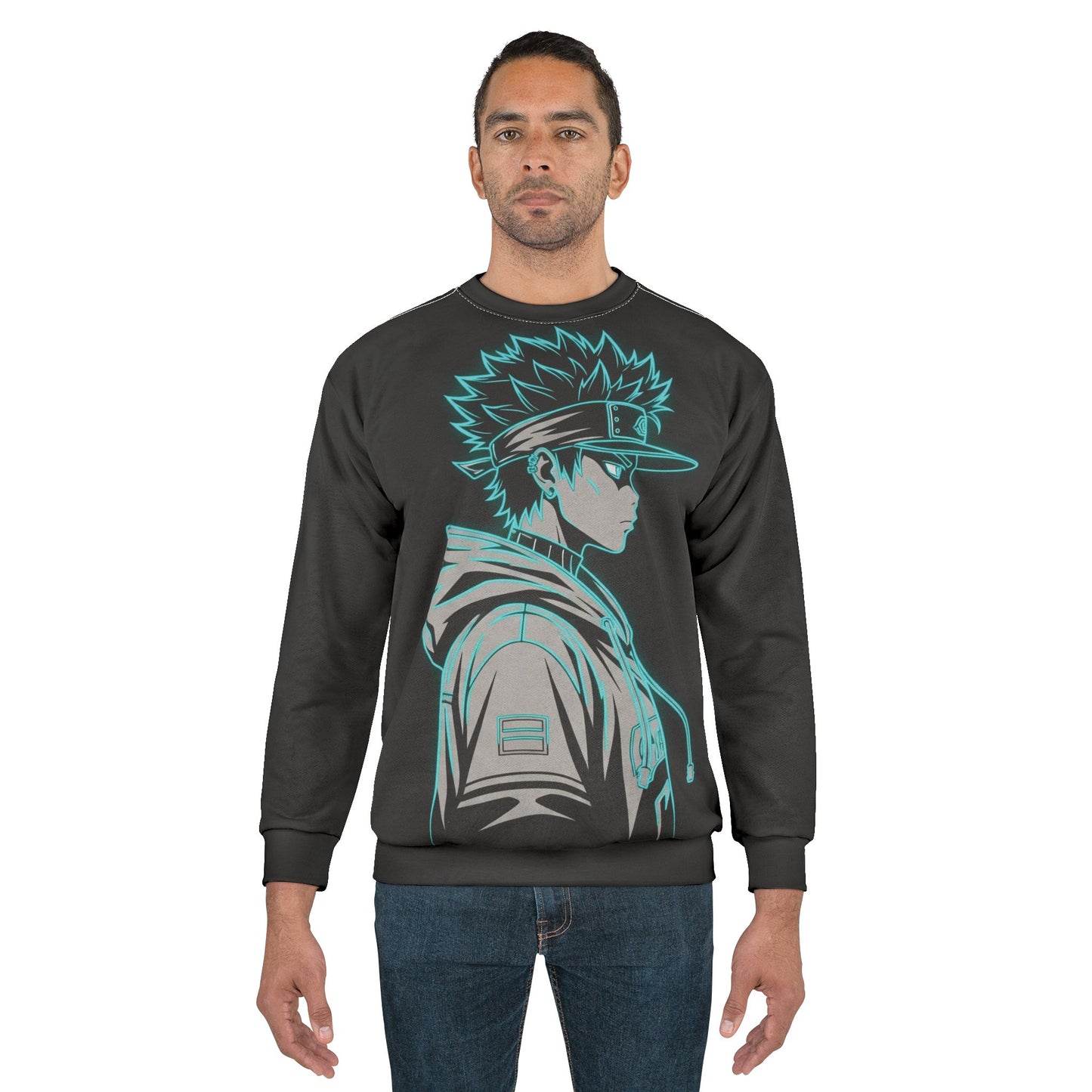 Futuristic Anime Streetwear Sweatshirt