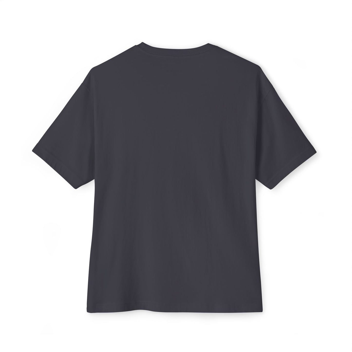 Inspired Anime Oversized T-Shirt – Blue Manga Girl & Wolf Spirit Design