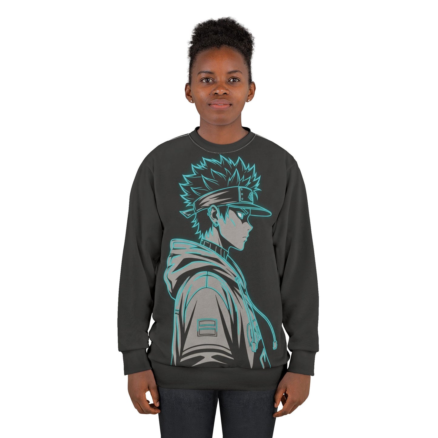 Futuristic Anime Streetwear Sweatshirt