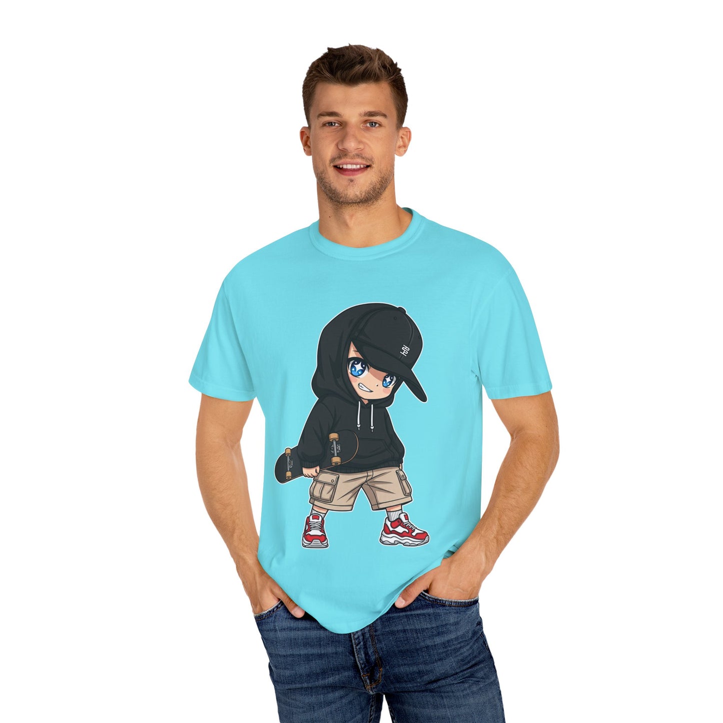 Chibi Hype Oversized T-Shirt – Chibi Skater Boy