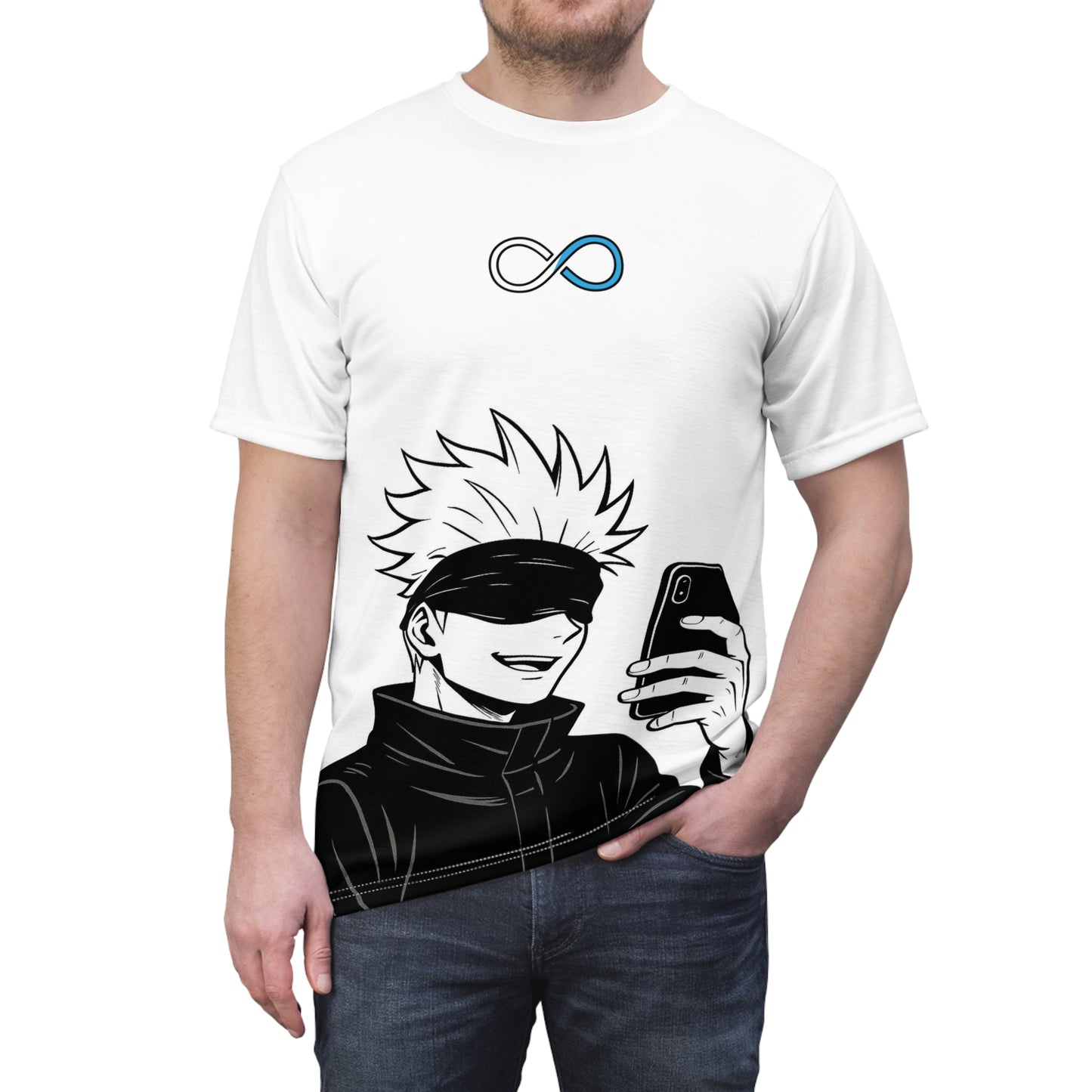 Anime Originals Oversized T-Shirt – Gojo Selfie