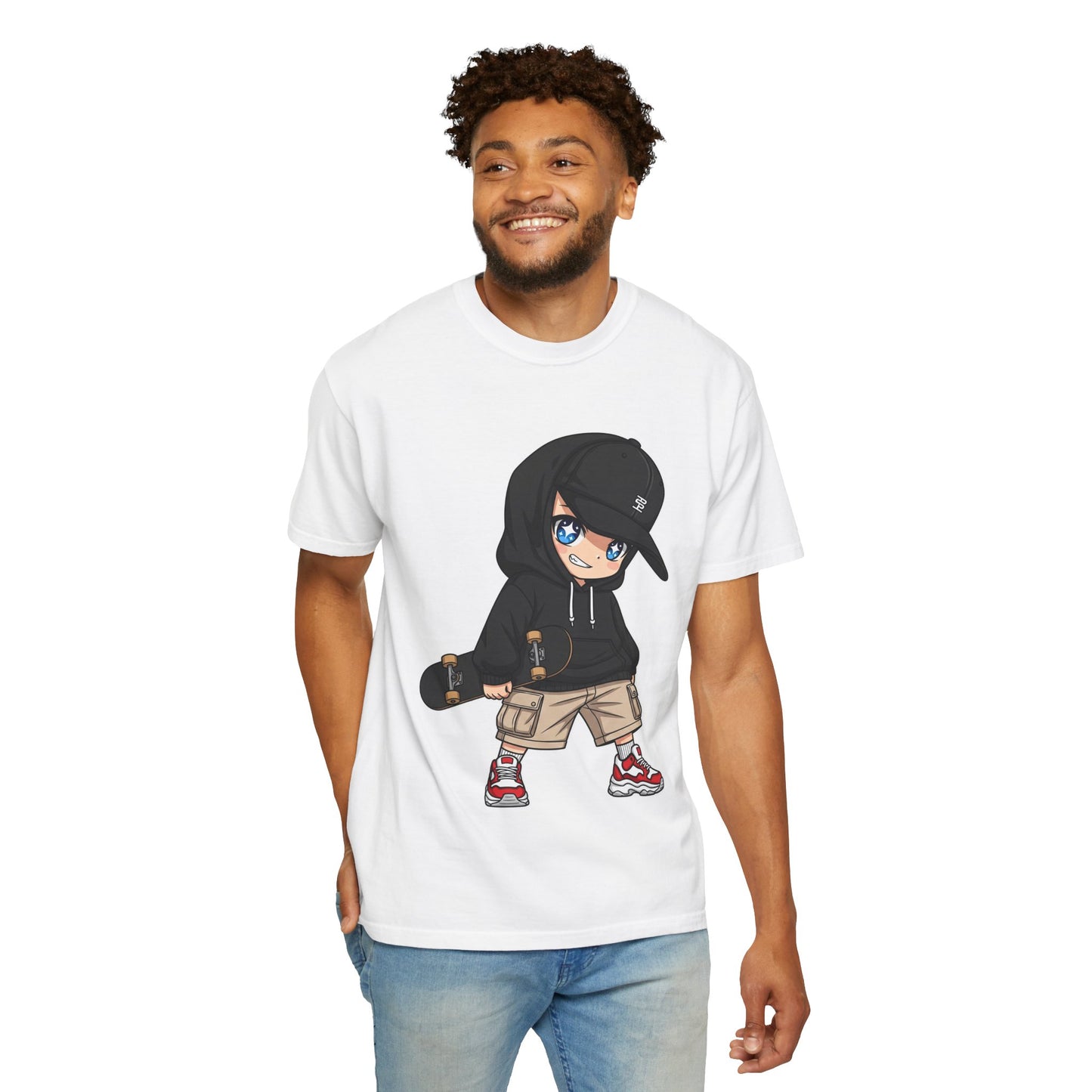 Chibi Hype Oversized T-Shirt – Chibi Skater Boy