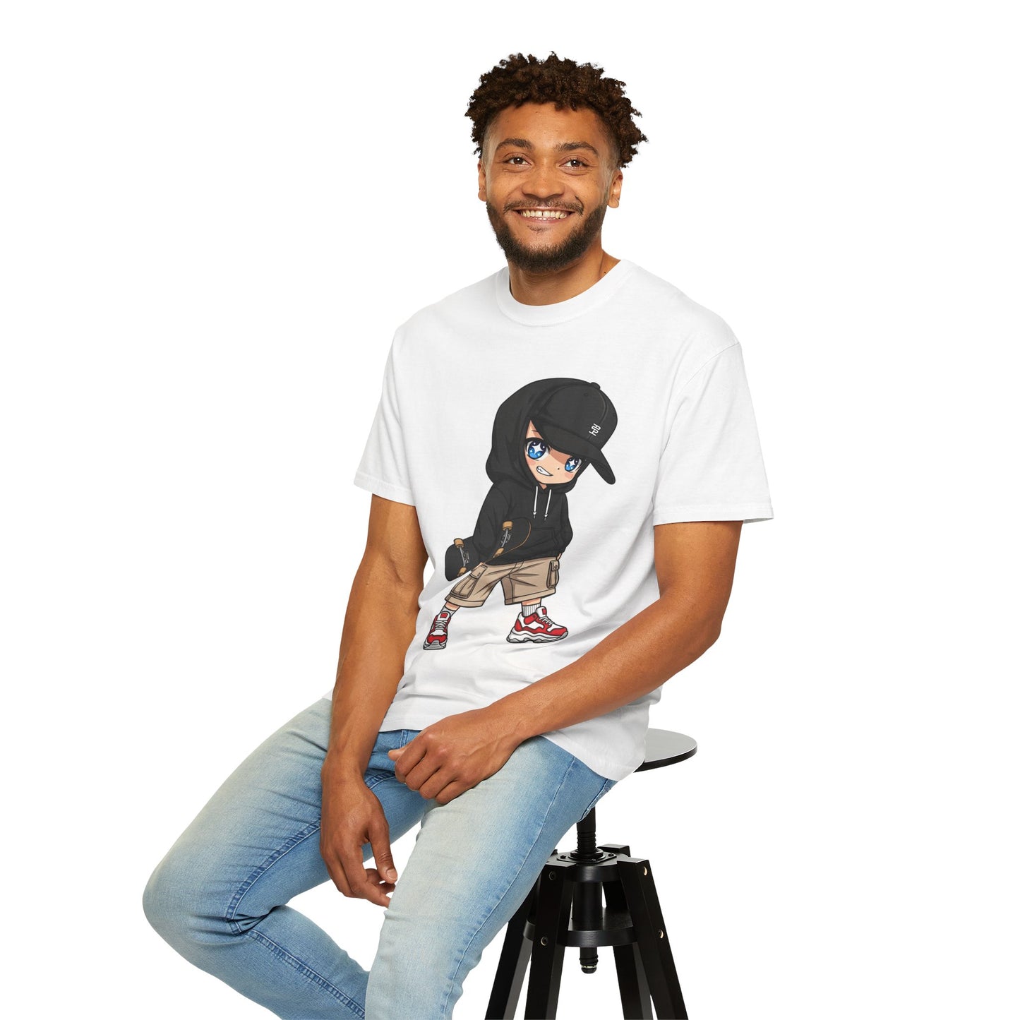 Chibi Hype Oversized T-Shirt – Chibi Skater Boy