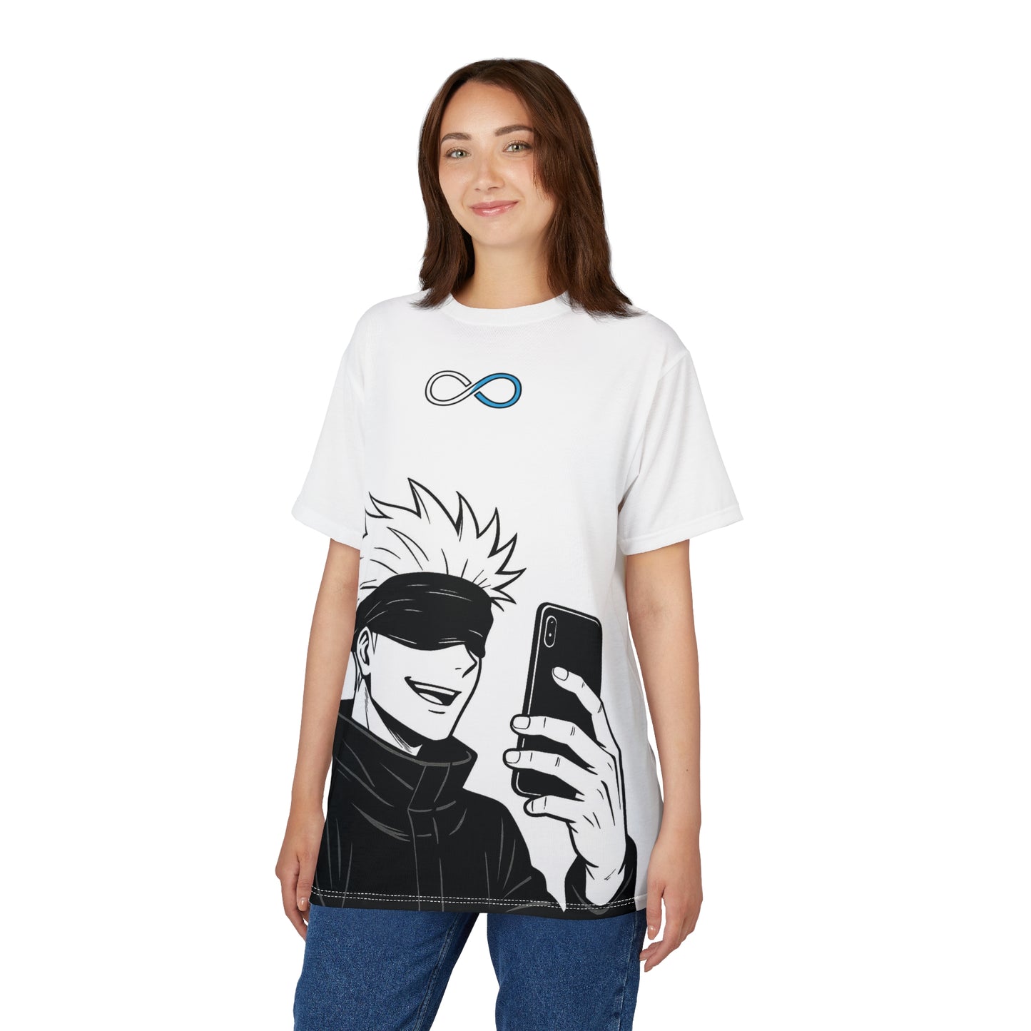 Anime Originals Oversized T-Shirt – Gojo Selfie