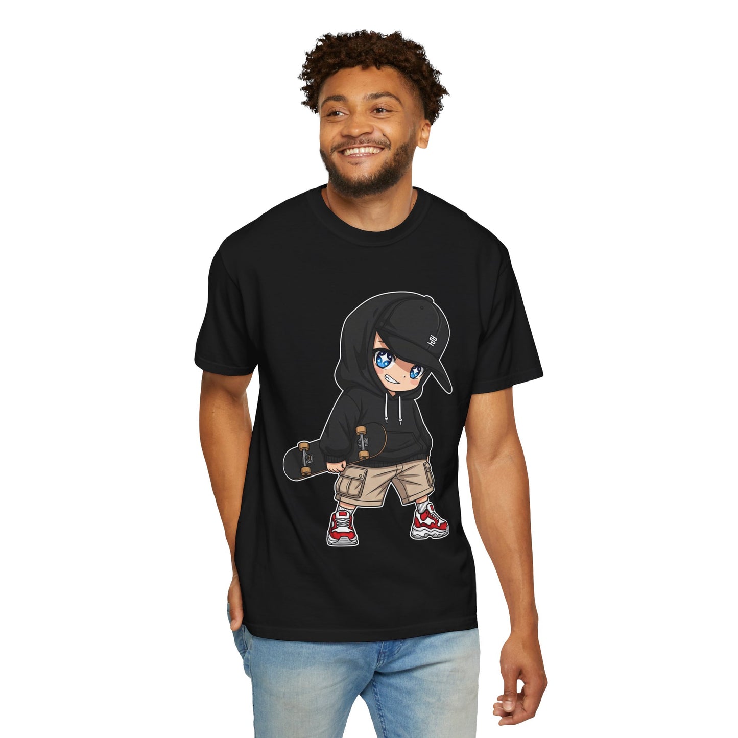 Chibi Hype Oversized T-Shirt – Chibi Skater Boy