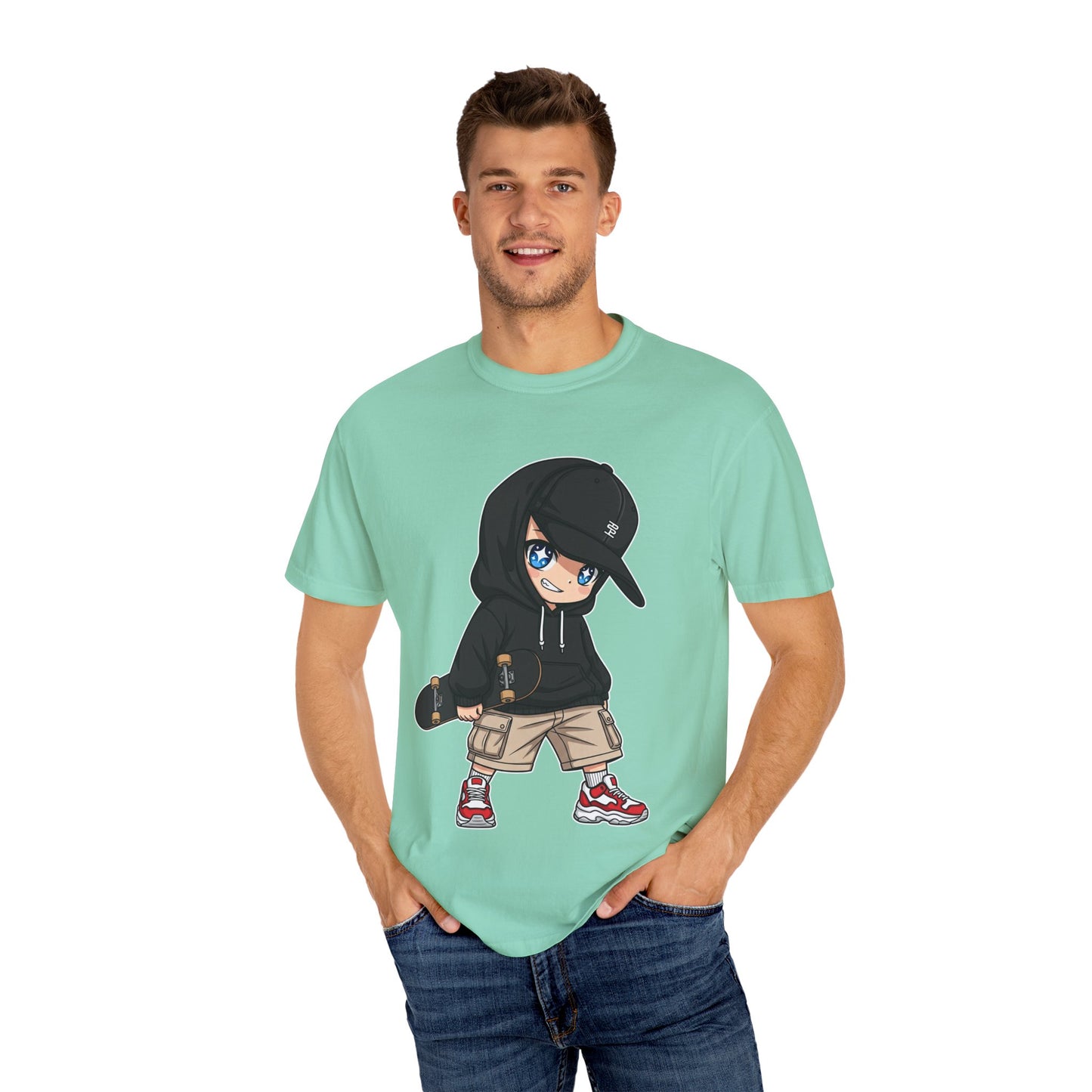 Chibi Hype Oversized T-Shirt – Chibi Skater Boy