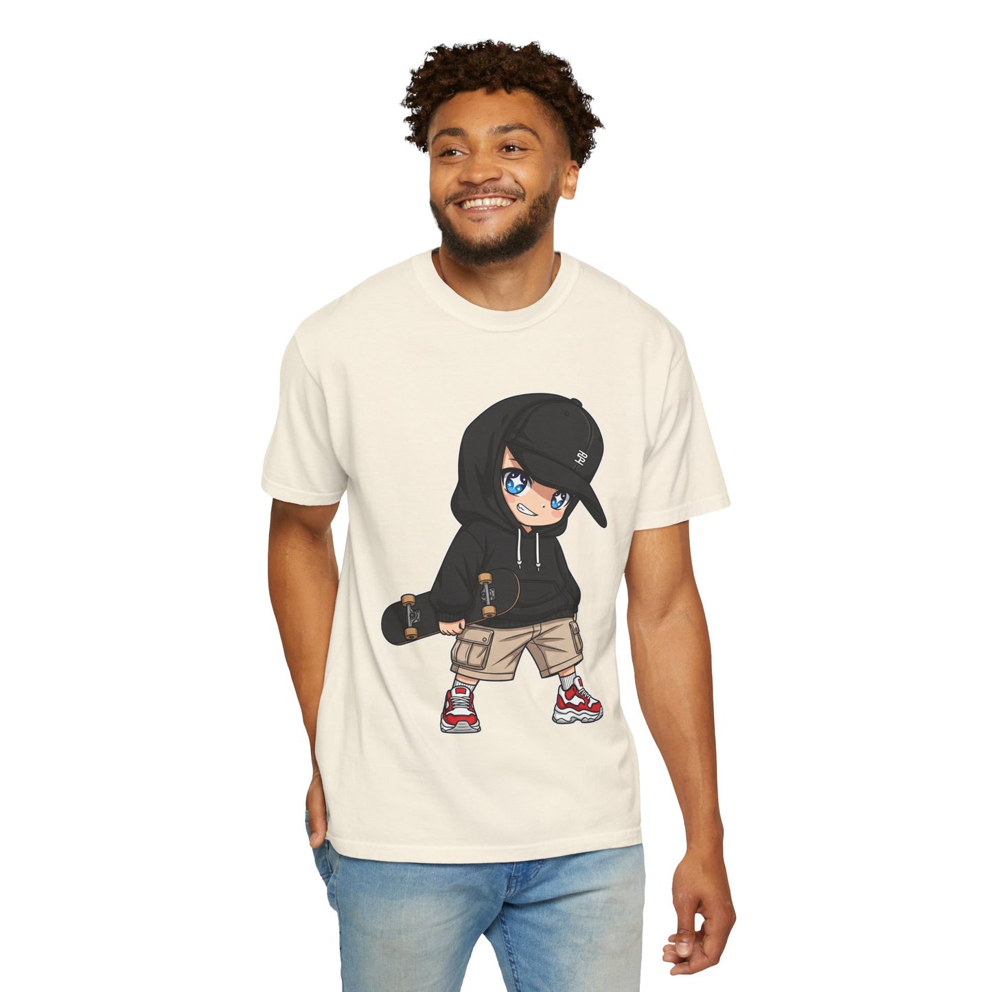 Chibi Hype Oversized T-Shirt – Chibi Skater Boy
