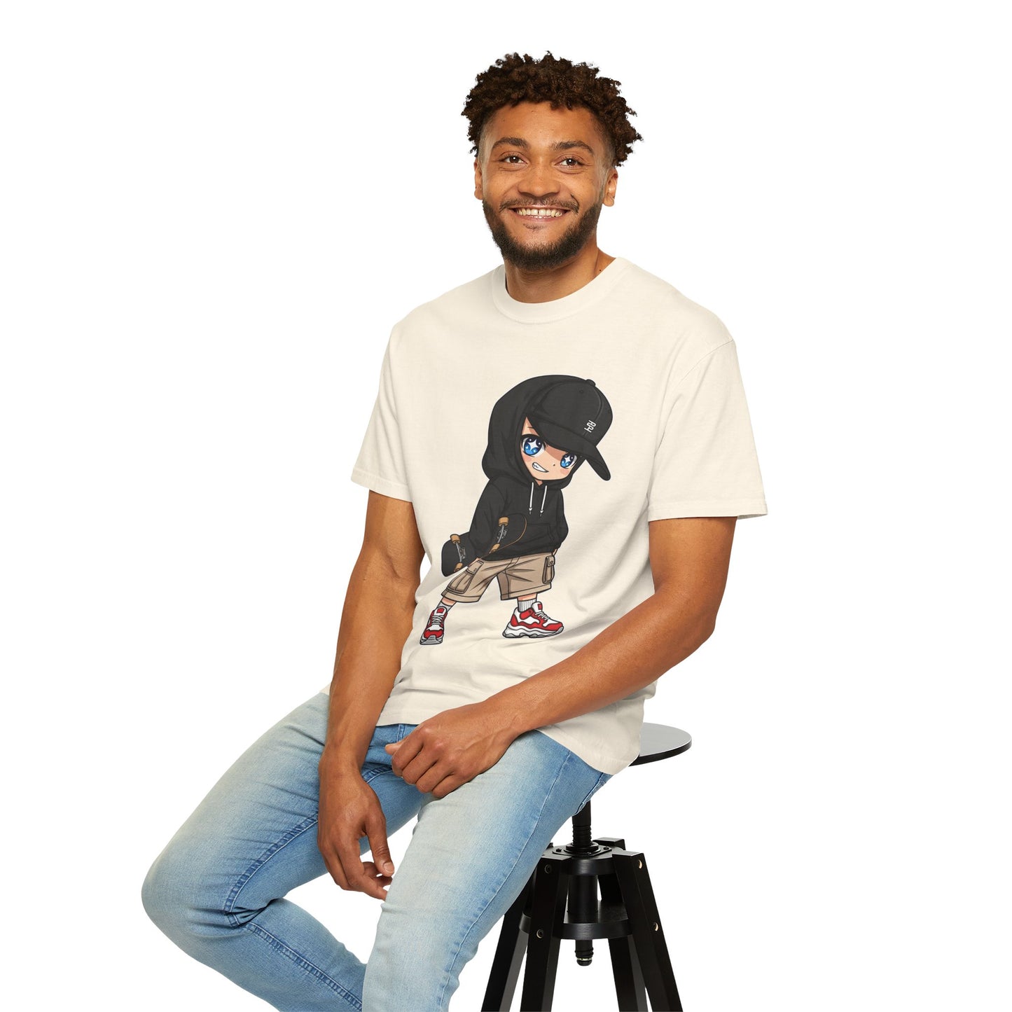 Chibi Hype Oversized T-Shirt – Chibi Skater Boy