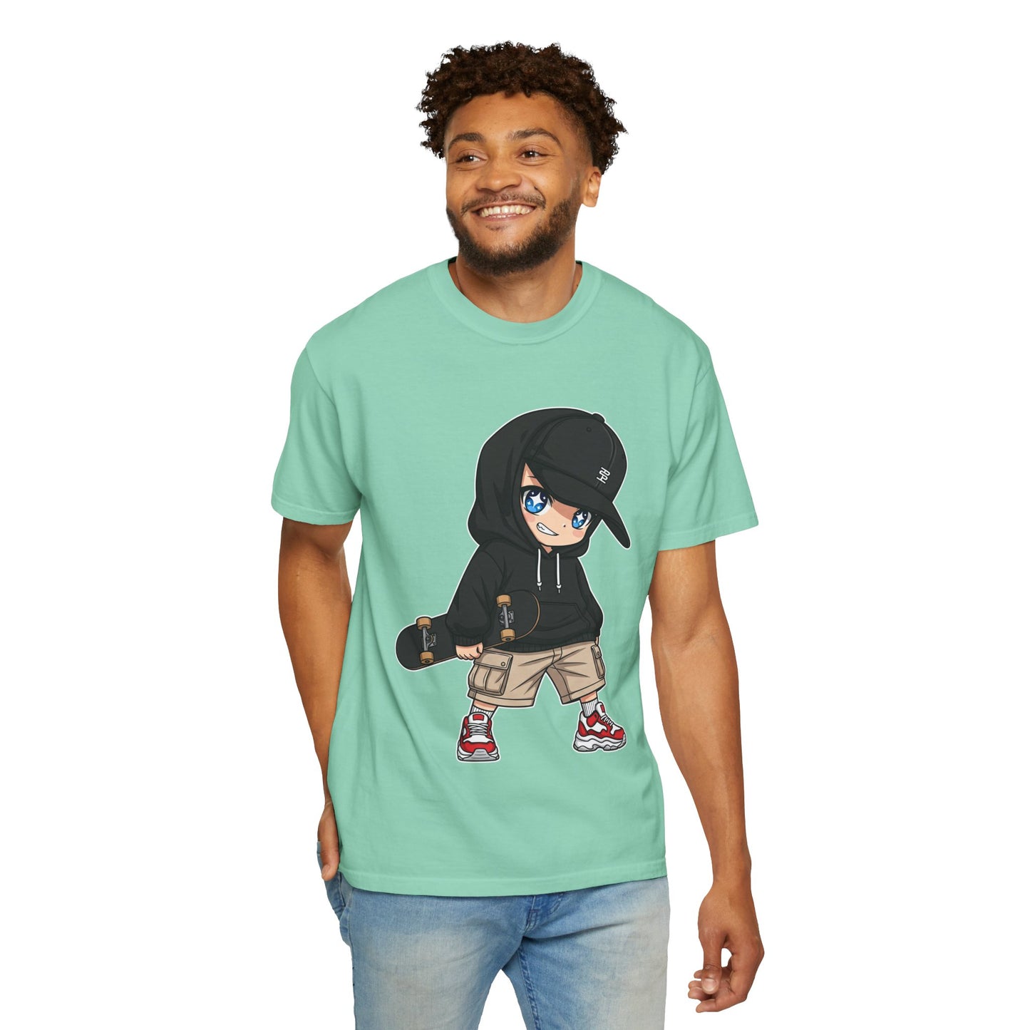 Chibi Hype Oversized T-Shirt – Chibi Skater Boy