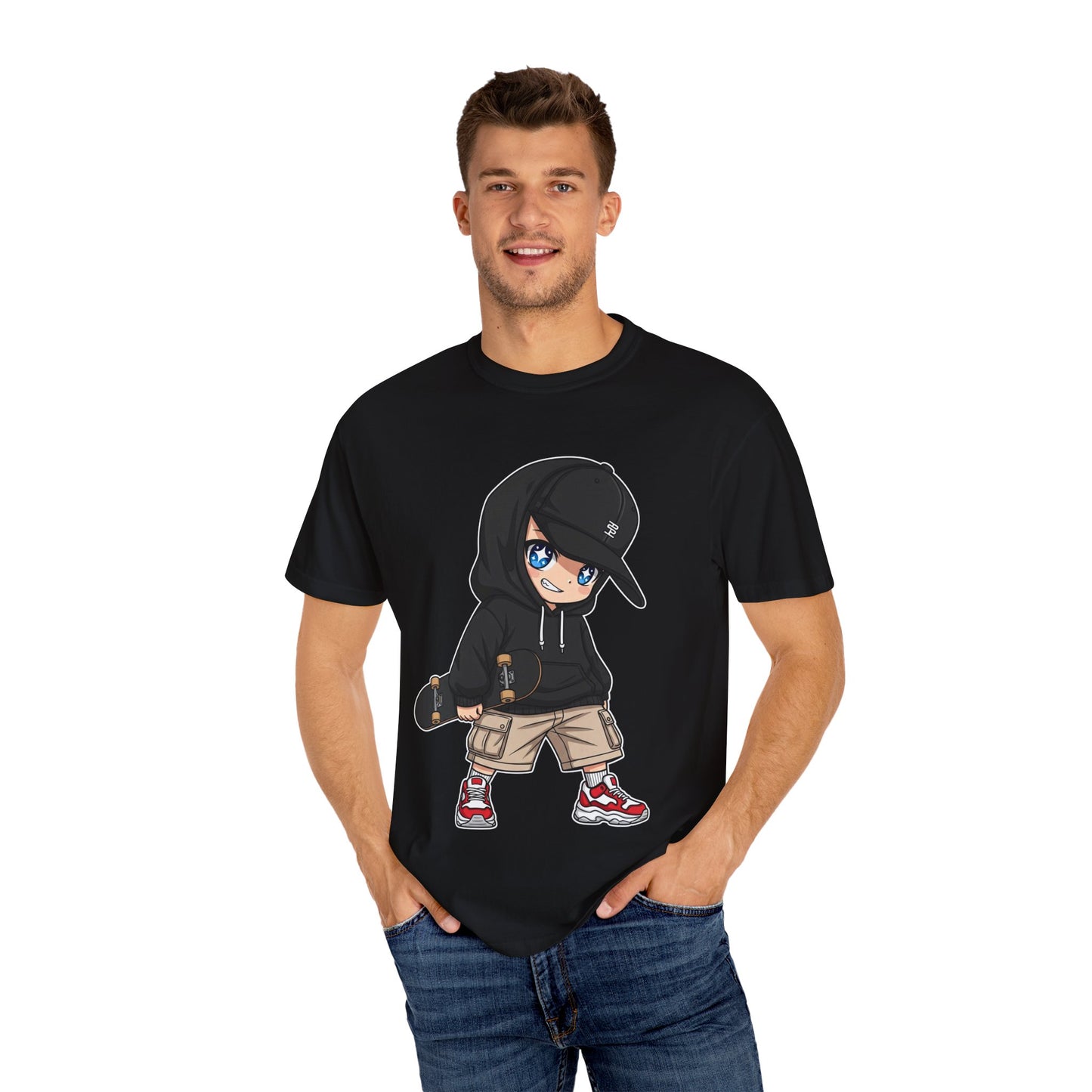 Chibi Hype Oversized T-Shirt – Chibi Skater Boy