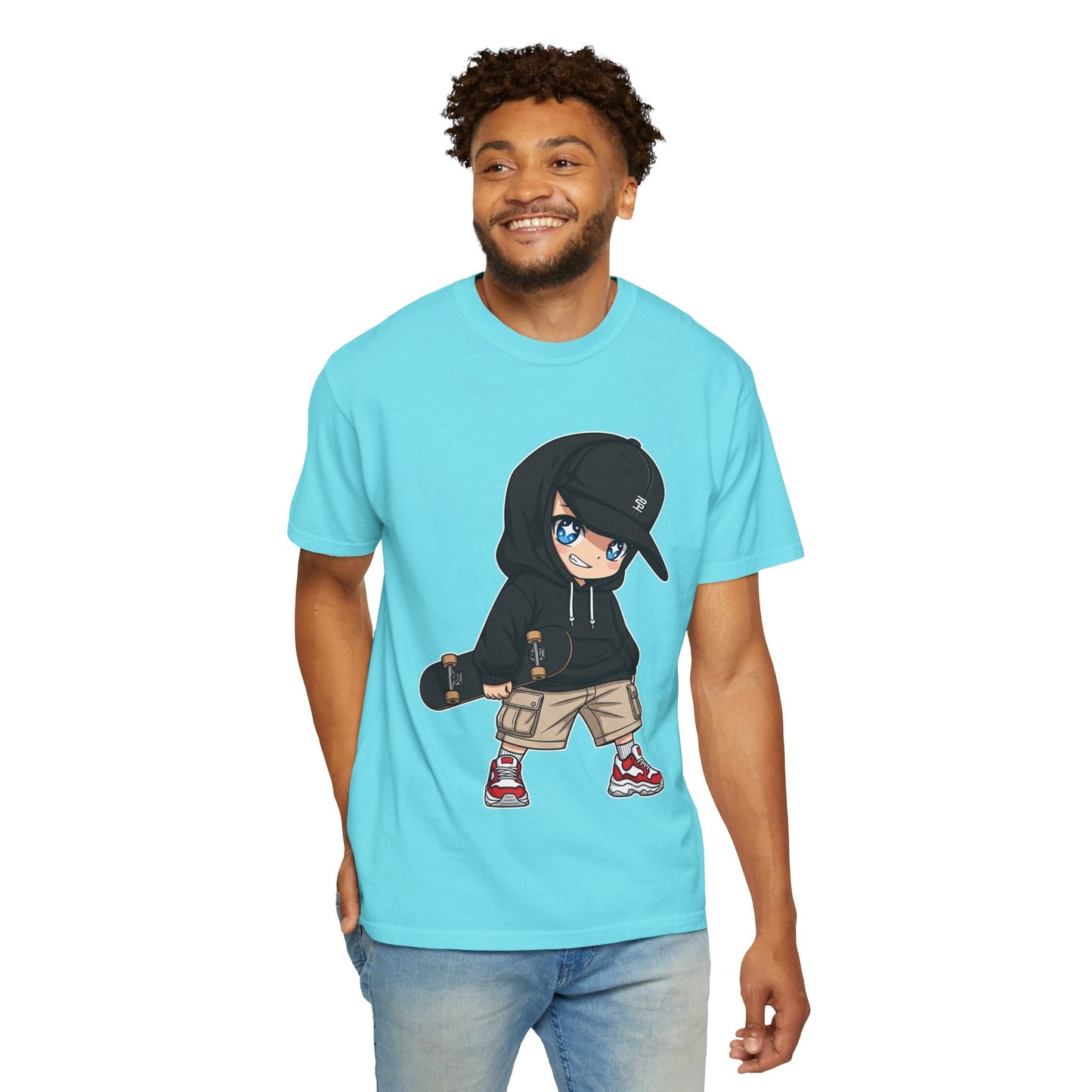 Chibi Hype Oversized T-Shirt – Chibi Skater Boy