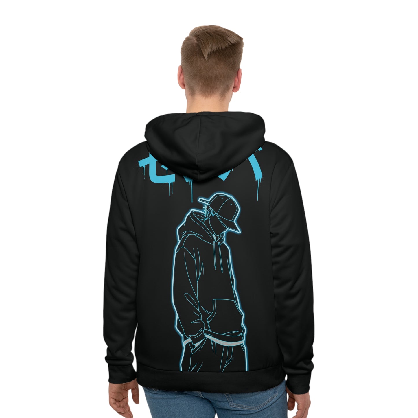 Trendy Graphic Men's Hoodie