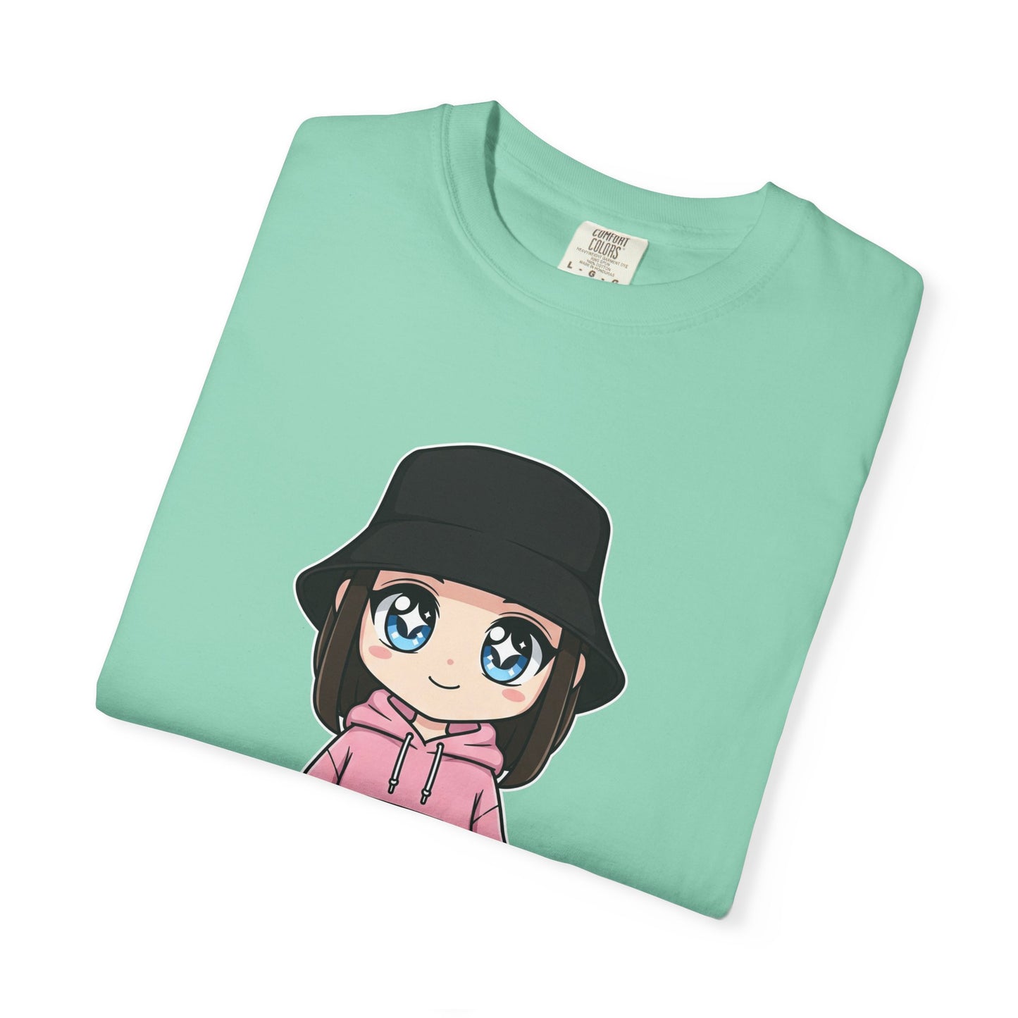 Chibi Hype Oversized T-Shirt – Cute Streetwear Chibi Girl
