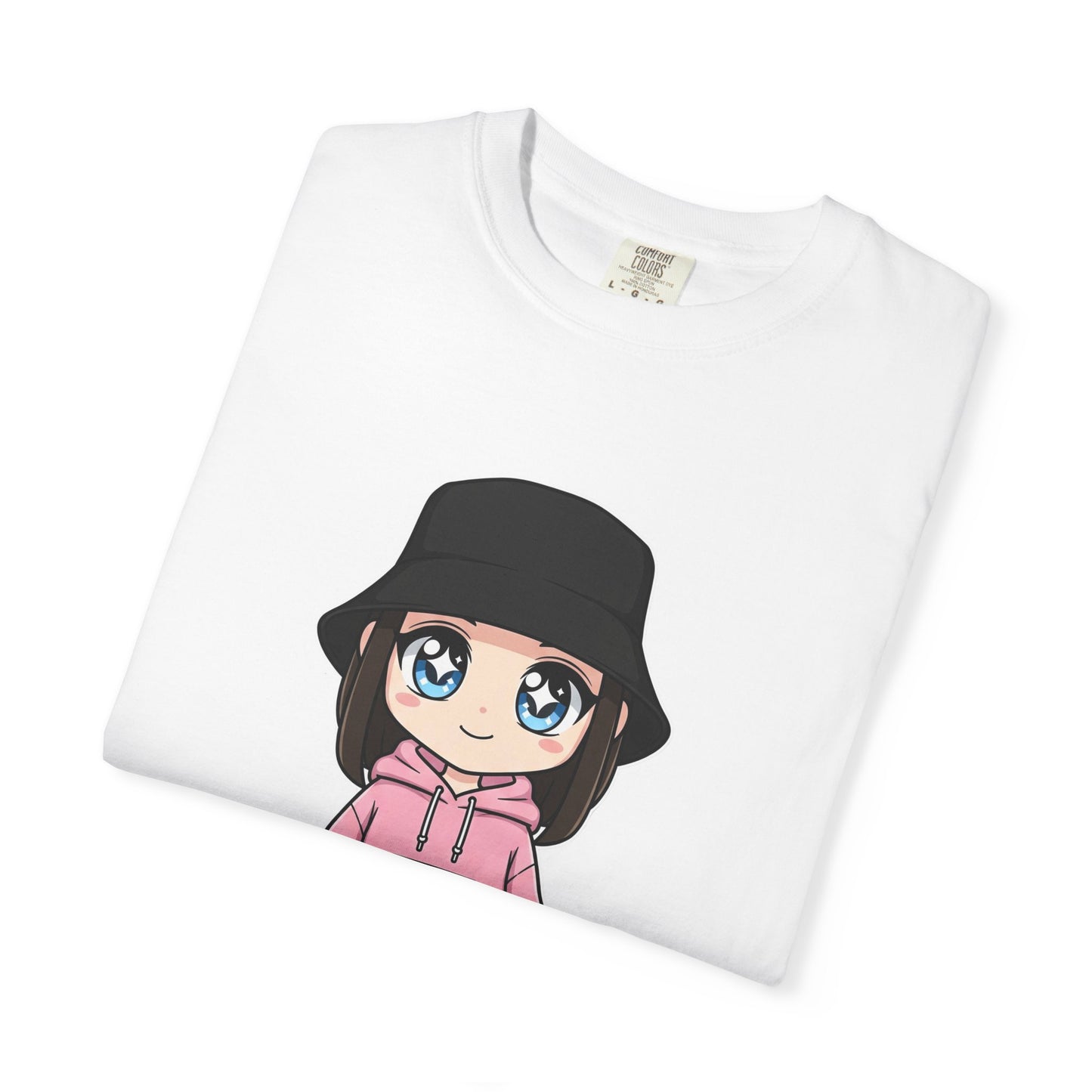 Chibi Hype Oversized T-Shirt – Cute Streetwear Chibi Girl