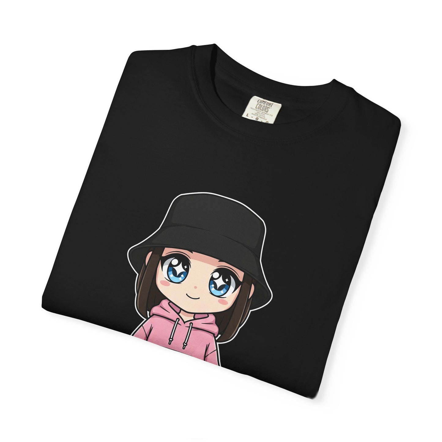 Chibi Hype Oversized T-Shirt – Cute Streetwear Chibi Girl