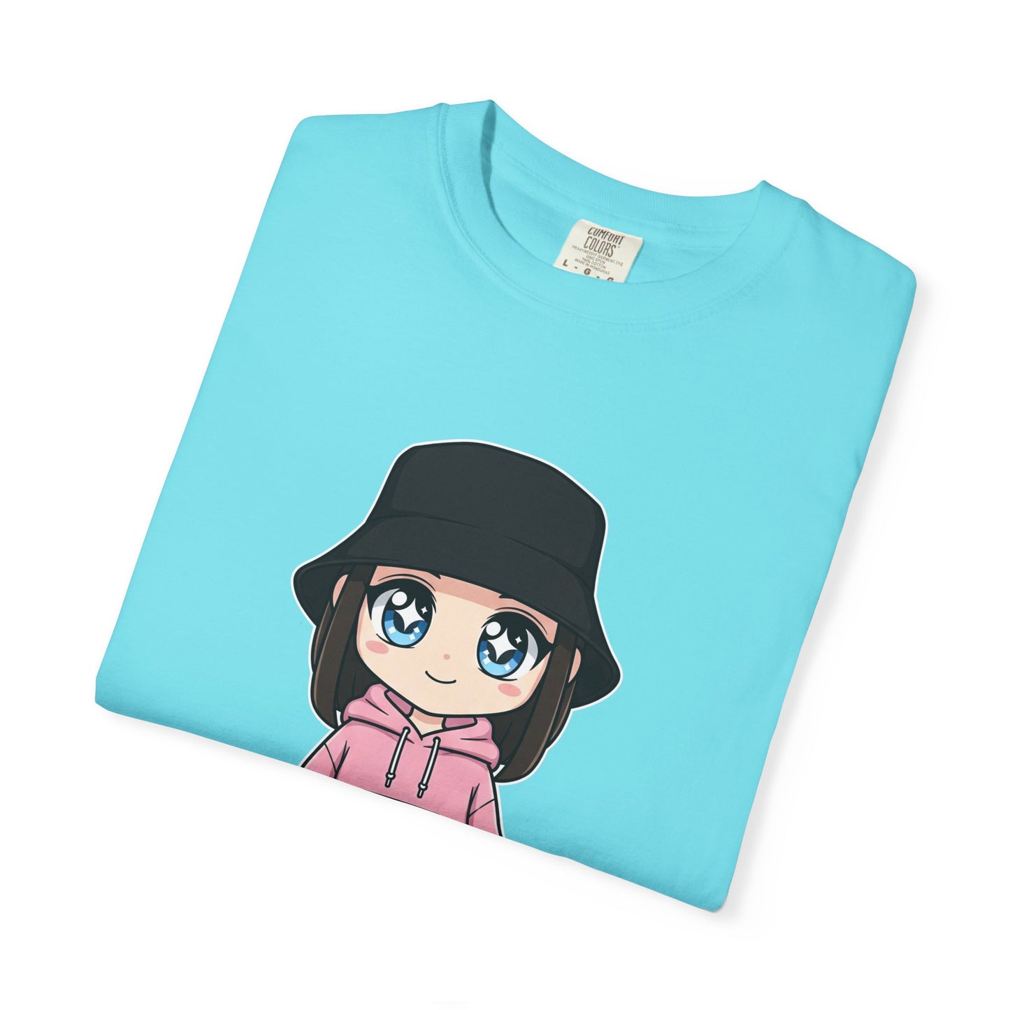 Chibi Hype Oversized T-Shirt – Cute Streetwear Chibi Girl