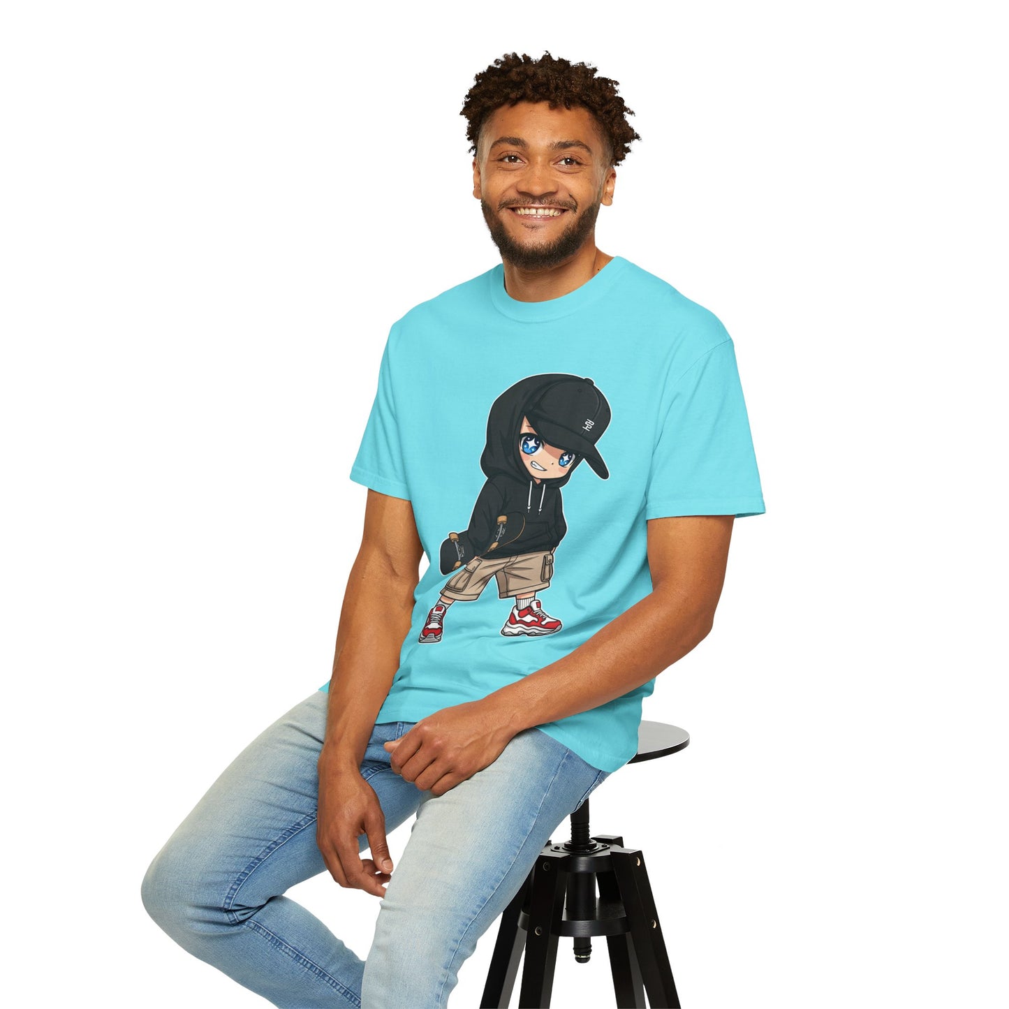 Chibi Hype Oversized T-Shirt – Chibi Skater Boy